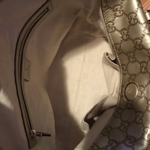 GUCCI Authenic Gold Leather Bag PRISTINE CONDITION - Picture 3 of 6